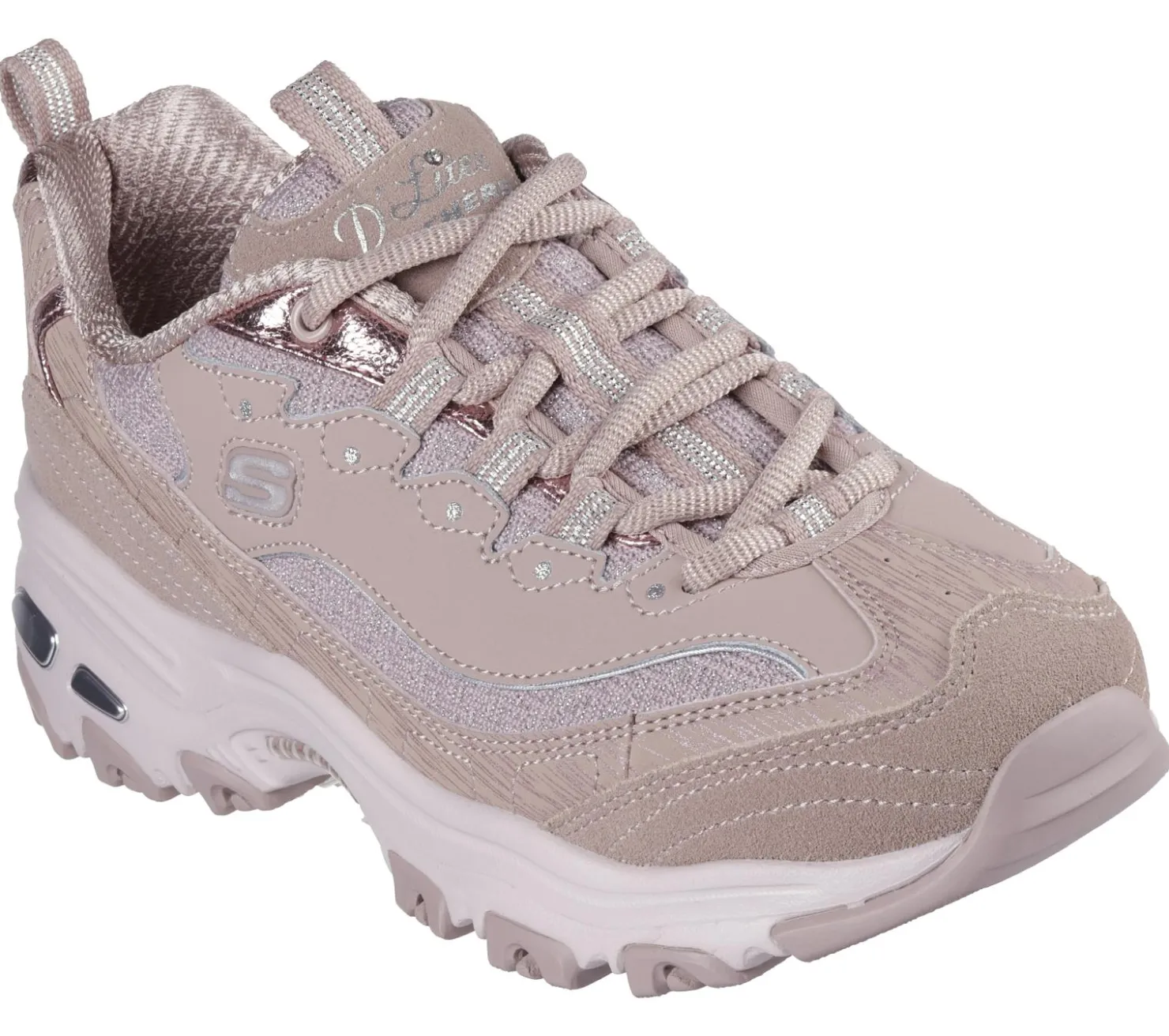 Lace Up|Athletic Sneakers<SKECHERS D'Lites - Reflections MAUVE / MULTI