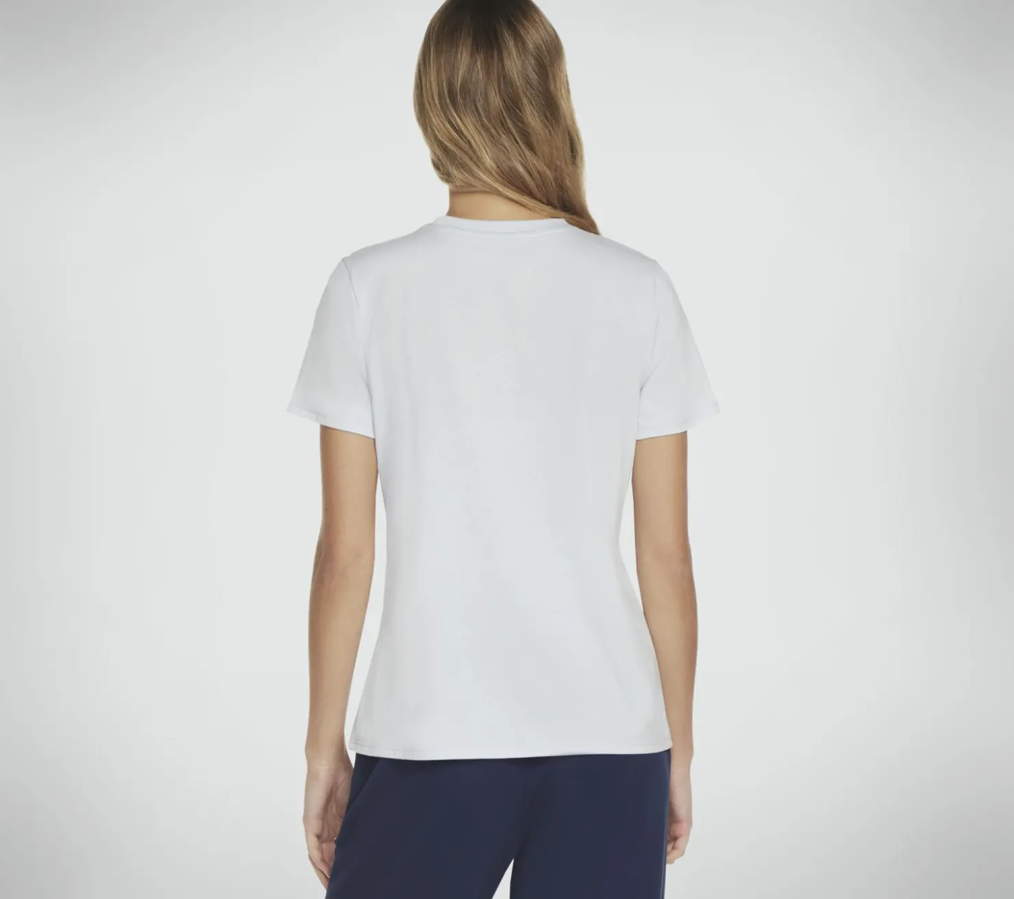 Tops|Tops<SKECHERS Dream Bloom Tee BLUE / SILVER