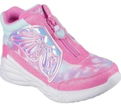 Light-Up|Boots<SKECHERS Dream Racer - Butterfly Express PINK / TURQUOISE