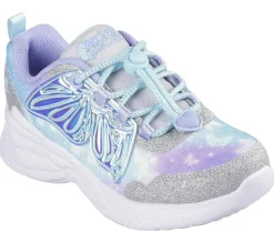 Light-Up|Athletic Shoes & Sneakers<SKECHERS Dream Racer - Wing Brites SILVER / LAVENDER
