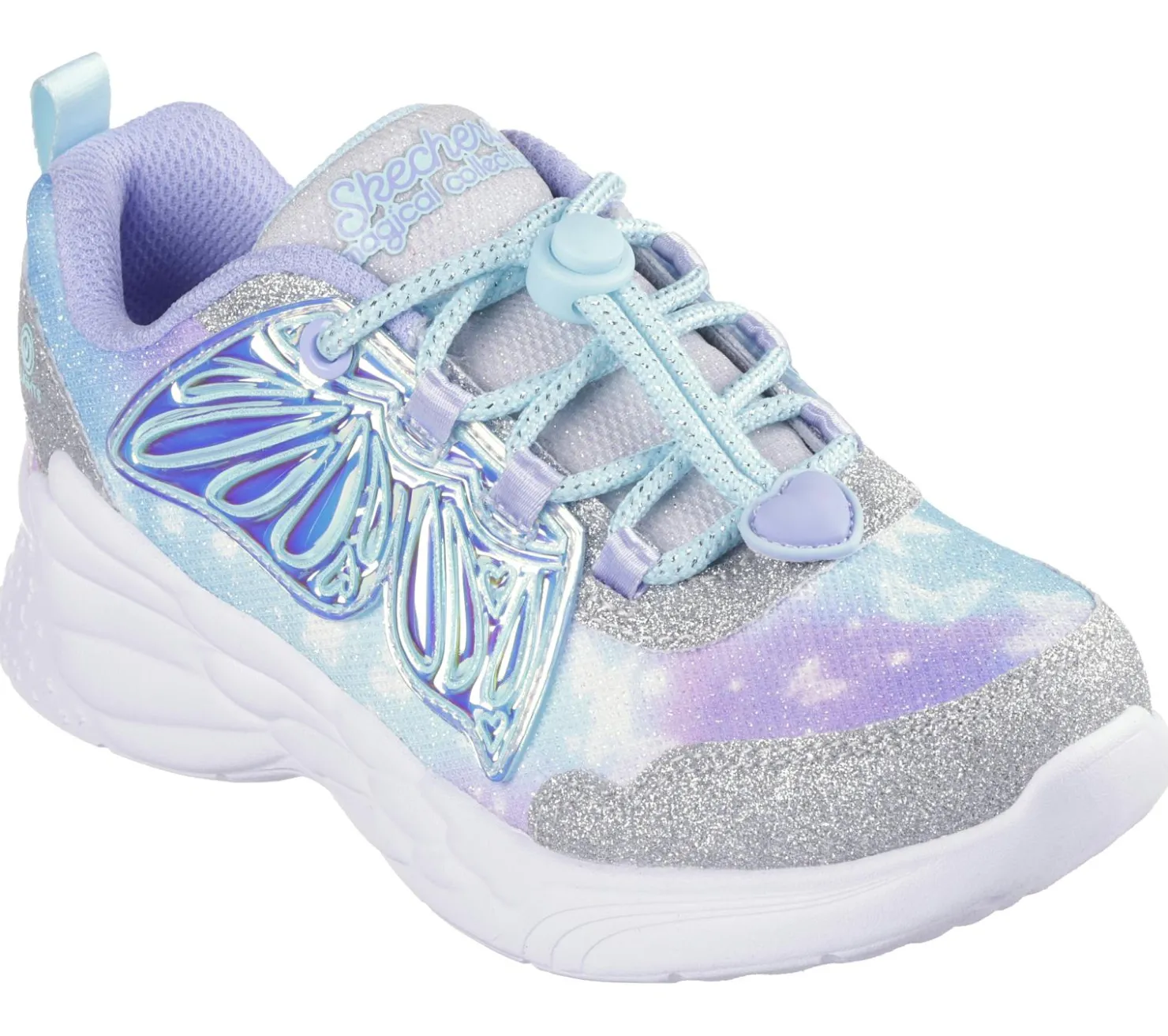 Light-Up|Athletic Shoes & Sneakers<SKECHERS Dream Racer - Wing Brites SILVER / LAVENDER