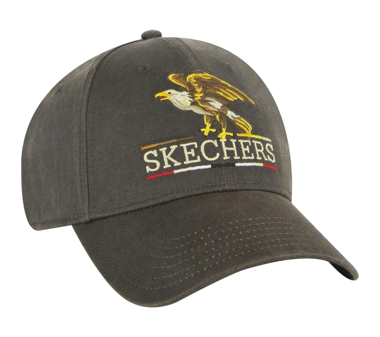 Hats|Accessories<SKECHERS Eagle Canvas Hat BROWN