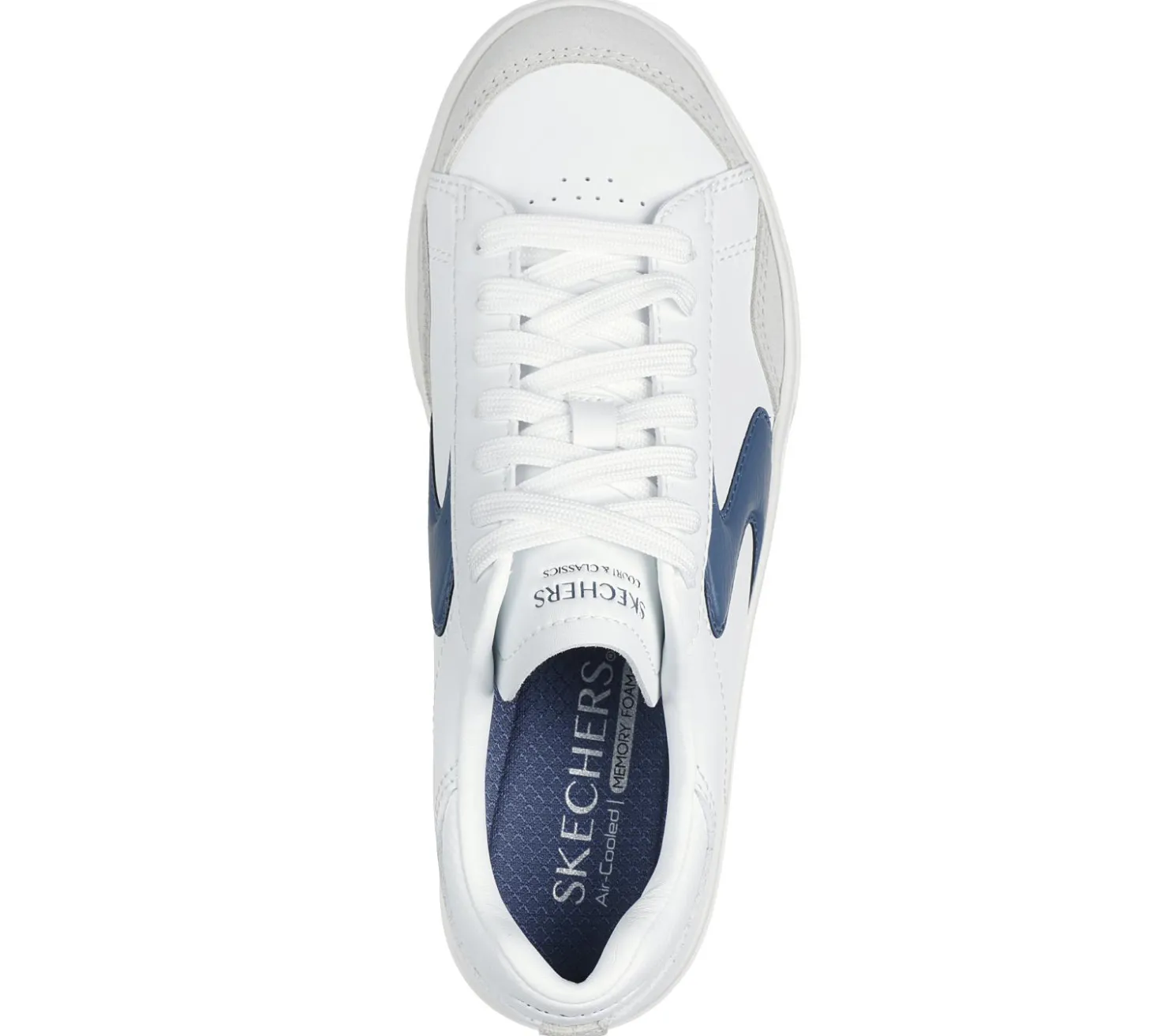 Lace Up|Casual Sneakers<SKECHERS Eden LX - Slick Talk WHITE / NAVY