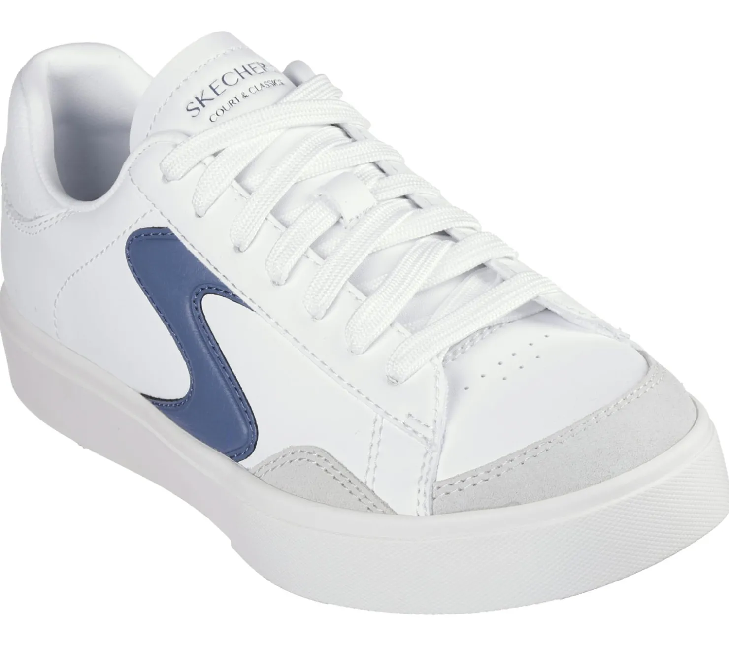 Lace Up|Casual Sneakers<SKECHERS Eden LX - Slick Talk WHITE / NAVY