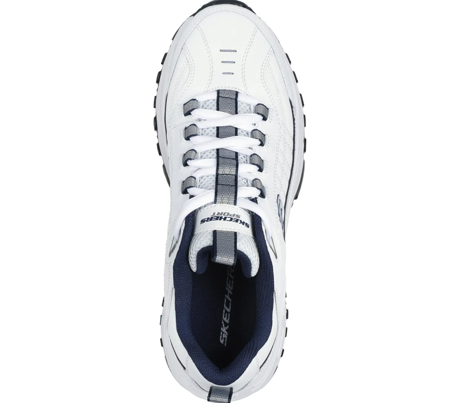 Casual Sneakers<SKECHERS E'Lite Afterburn WHITE / NAVY
