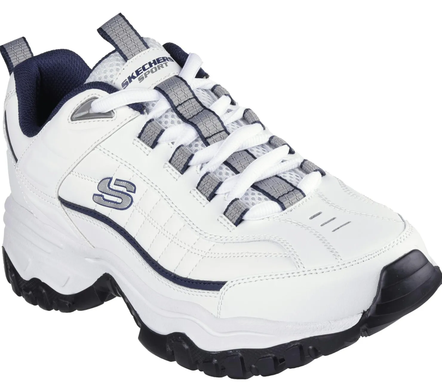 Casual Sneakers<SKECHERS E'Lite Afterburn WHITE / NAVY