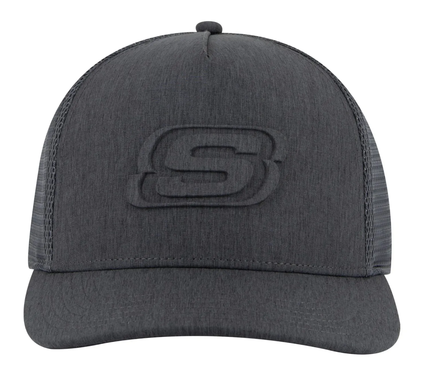 Hats|Hats<SKECHERS Embossed Trucker Hat BLACK / CHARCOAL