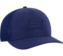 Hats|Hats<SKECHERS Embossed Trucker Hat NAVY / BLUE