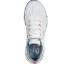 Lace Up|Athletic Sneakers<SKECHERS Flex Appeal 5.0 WHITE / PINK / BLUE