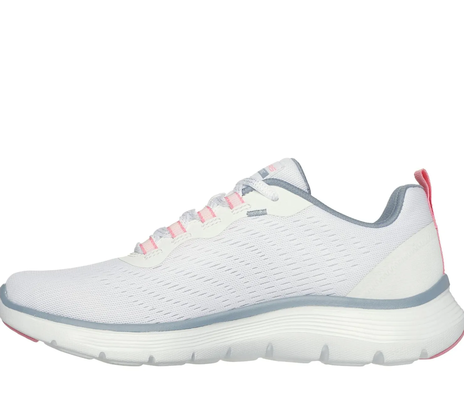 Lace Up|Athletic Sneakers<SKECHERS Flex Appeal 5.0 WHITE / PINK / BLUE