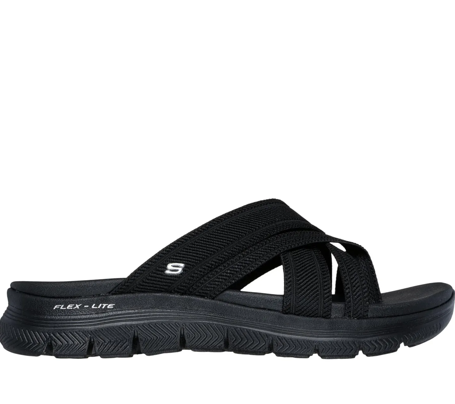 Sandals<SKECHERS Flex Appeal 4.0 - Perfect 4 You BLACK