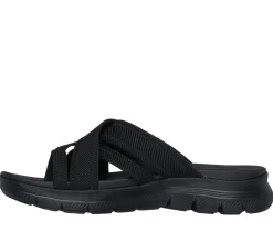 Sandals<SKECHERS Flex Appeal 4.0 - Perfect 4 You BLACK