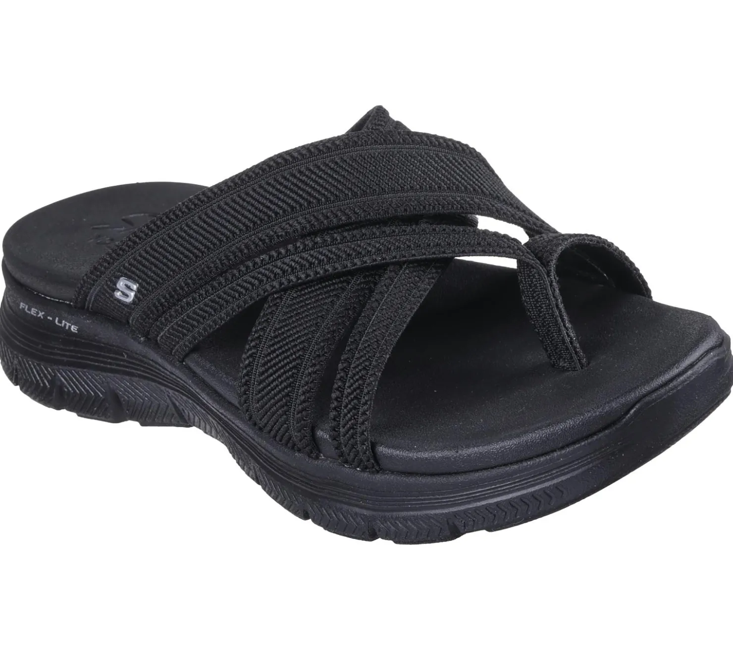 Sandals<SKECHERS Flex Appeal 4.0 - Perfect 4 You BLACK
