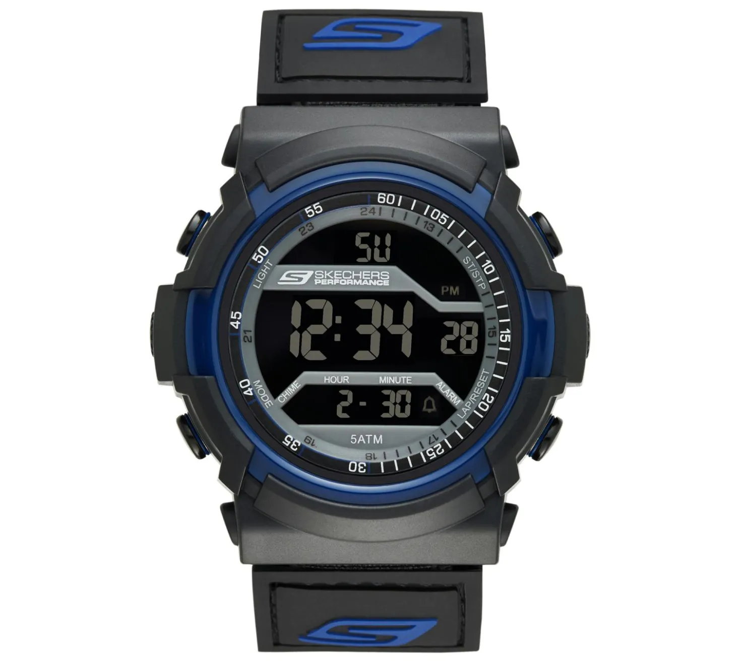 Watches|Accessories<SKECHERS Flournoy Watch BLACK / BLUE