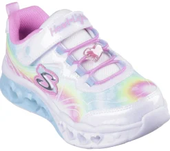 Light-Up|Athletic Shoes & Sneakers<SKECHERS Flutter Heart Lights - Groovy Swirl WHITE / MULTI