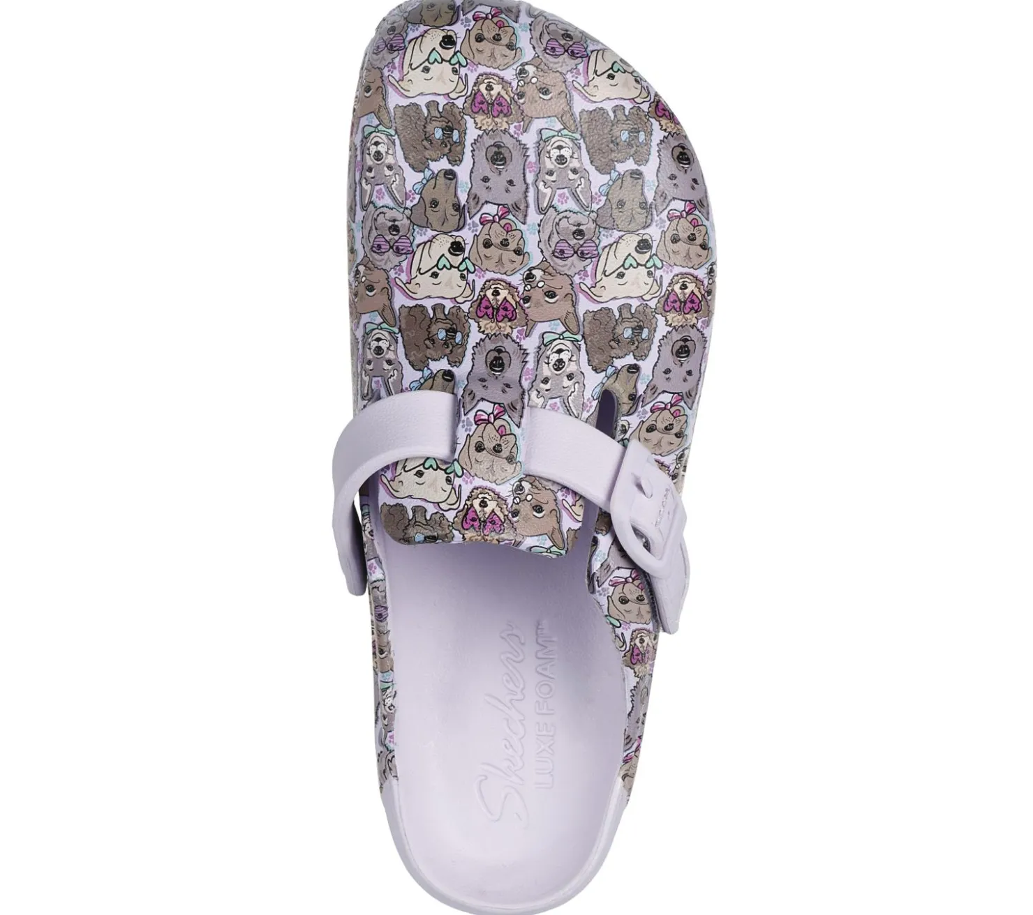 Slip-Ons<SKECHERS Foamies: Cali Breeze 2.0 - Puppy Power LAVENDER / MULTI