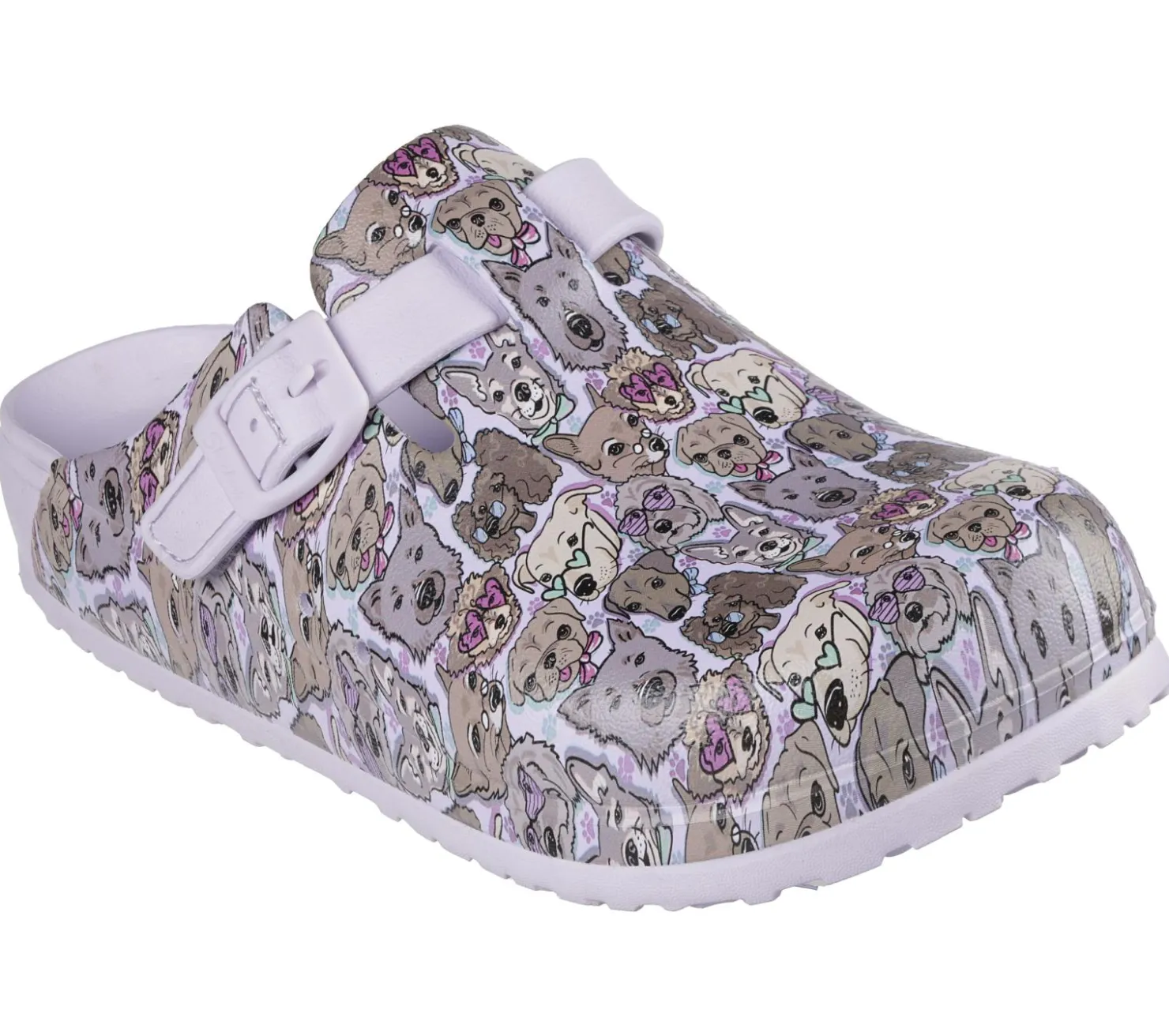 Slip-Ons<SKECHERS Foamies: Cali Breeze 2.0 - Puppy Power LAVENDER / MULTI