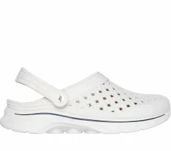 Slip-Ons<SKECHERS Foamies: GO WALK 7 - Ambition WHITE / NAVY