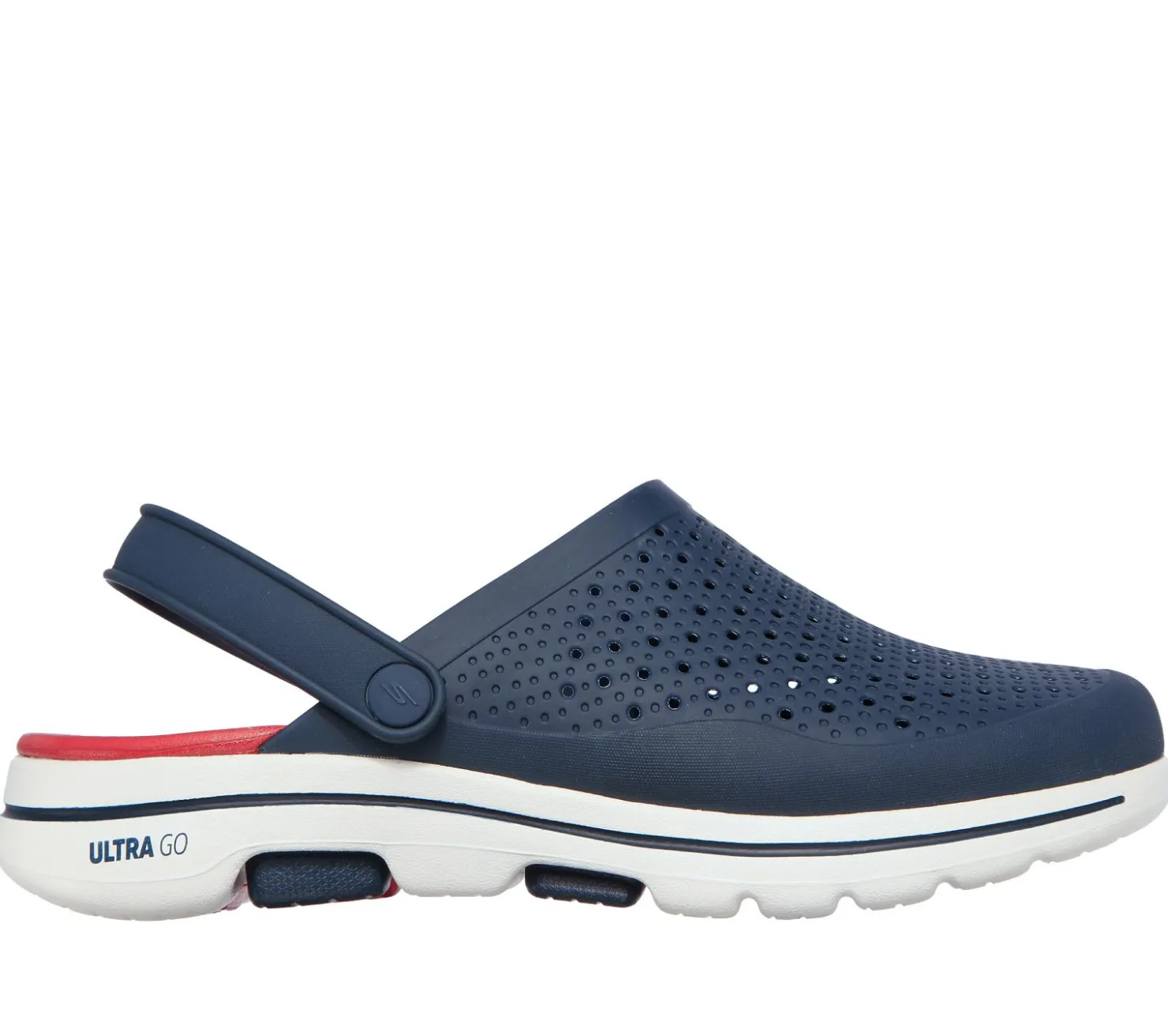 Slip-Ons<SKECHERS Foamies: GOwalk 5 - Astonished NAVY / RED