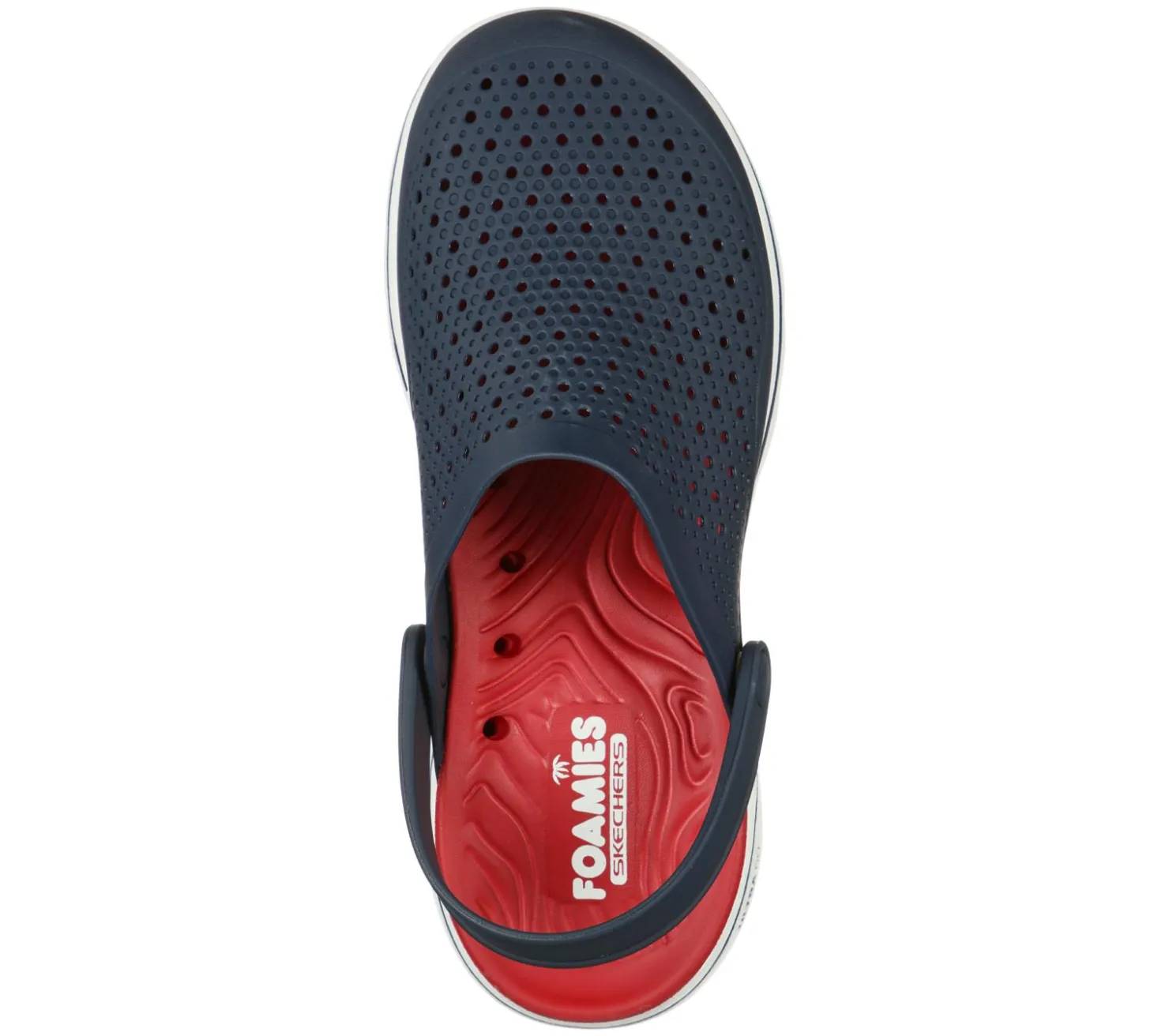 Slip-Ons<SKECHERS Foamies: GOwalk 5 - Astonished NAVY / RED