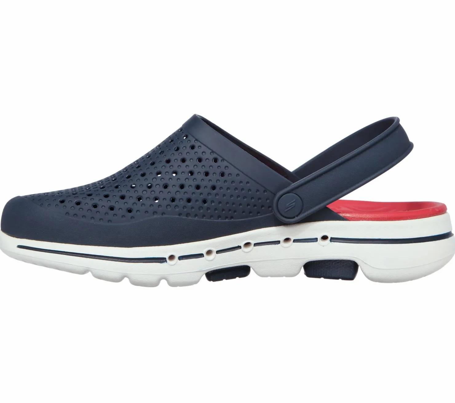 Slip-Ons<SKECHERS Foamies: GOwalk 5 - Astonished NAVY / RED