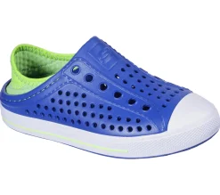 Slip-Ons|Athletic Shoes & Sneakers<SKECHERS Foamies: Guzman Steps - Aqua Surge BLUE / LIME