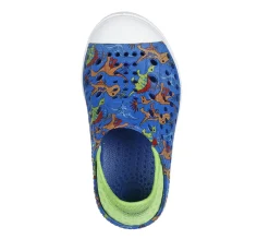 Slip-Ons|Athletic Shoes & Sneakers<SKECHERS Foamies: Guzman Steps - Lil Dino BLUE / LIME