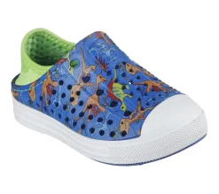 Slip-Ons|Athletic Shoes & Sneakers<SKECHERS Foamies: Guzman Steps - Lil Dino BLUE / LIME