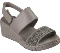 Wedges|Sandals<SKECHERS Foamies: Pier Ave DARK TAUPE