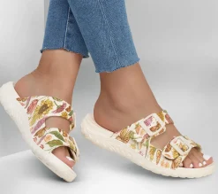 Sandals<SKECHERS Foamies: Reggae - Chrysalis NATURAL / MULTI