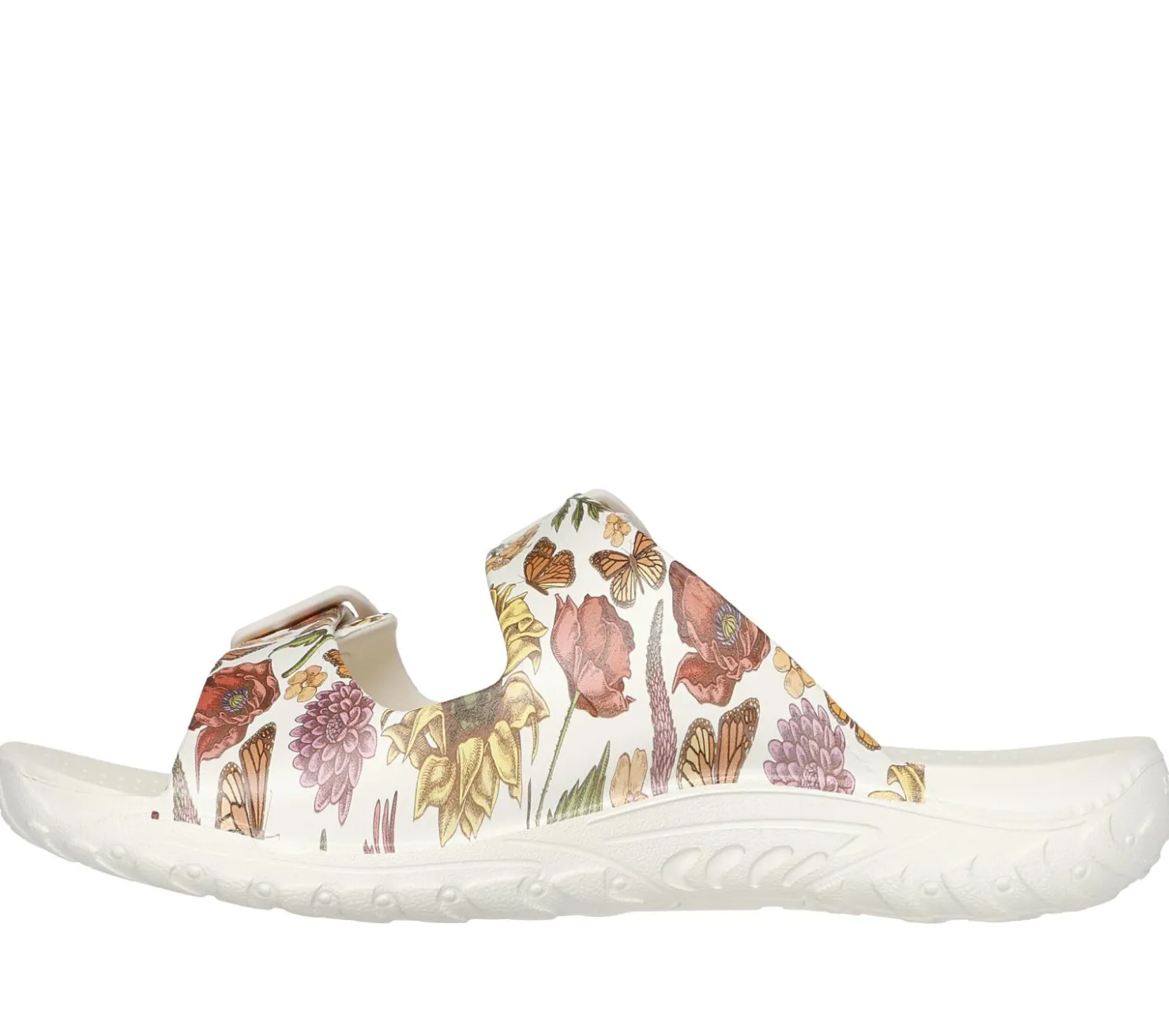 Sandals<SKECHERS Foamies: Reggae - Chrysalis NATURAL / MULTI