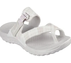 Sandals<SKECHERS Foamies: Reggae - Tartan Charm NATURAL / PINK