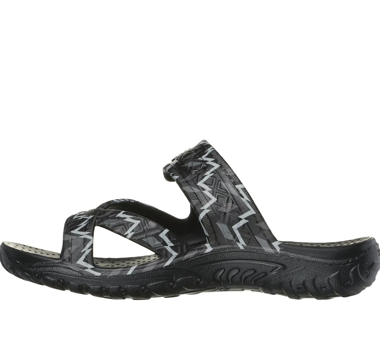 Sandals<SKECHERS Foamies: Reggae - Whimsical BLACK / GRAY