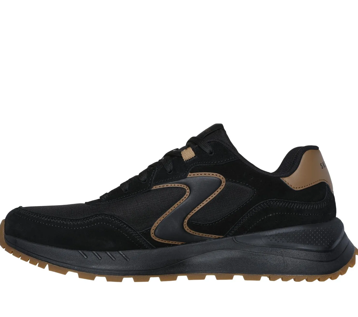 Lace Up|Casual Sneakers<SKECHERS Fury - Retro Jogger BLACK