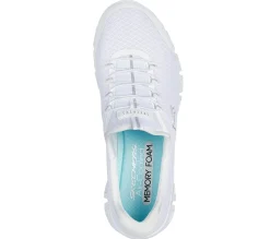 Slip-Ons|Casual Sneakers<SKECHERS Glide-Step - Resilience WHITE / SILVER