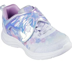 Light-Up|Athletic Shoes & Sneakers<SKECHERS Glimmer Kicks - Magical Wings LIGHT BLUE / LAVENDER