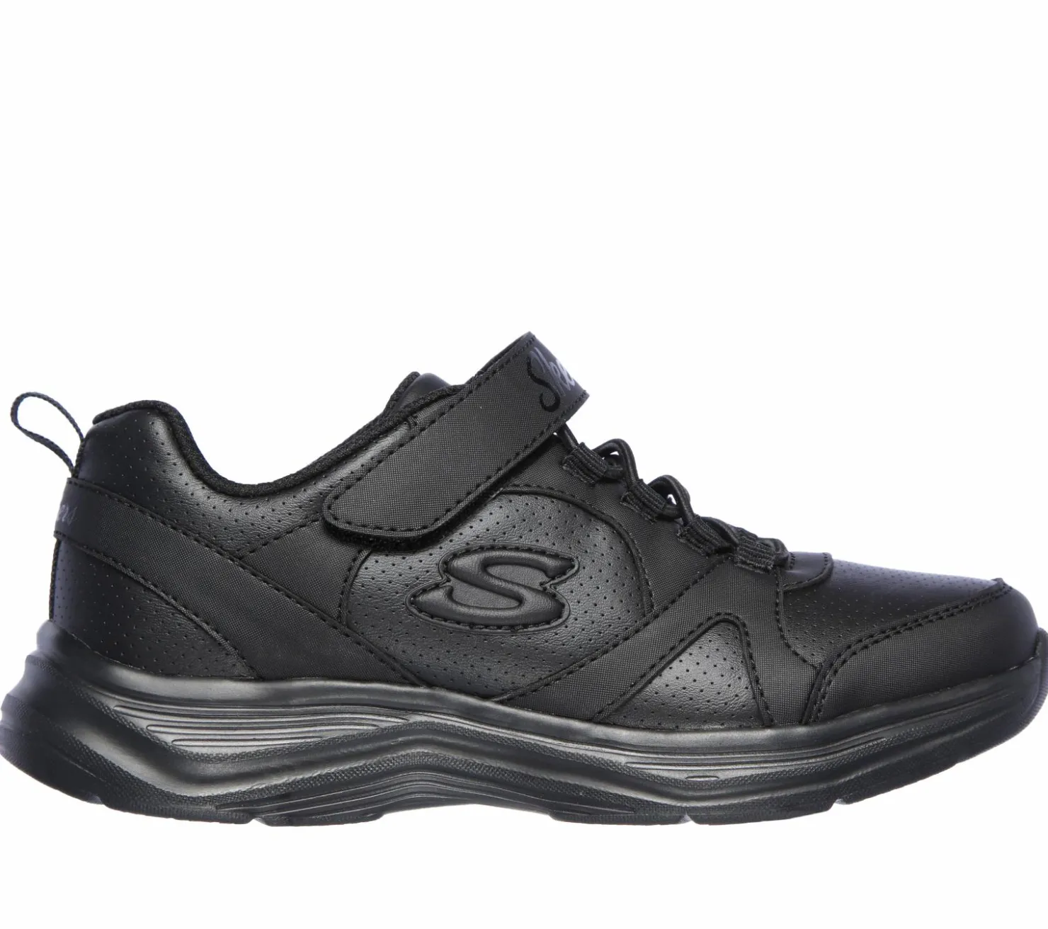Athletic Shoes & Sneakers<SKECHERS Glimmer Kicks - School Struts BLACK