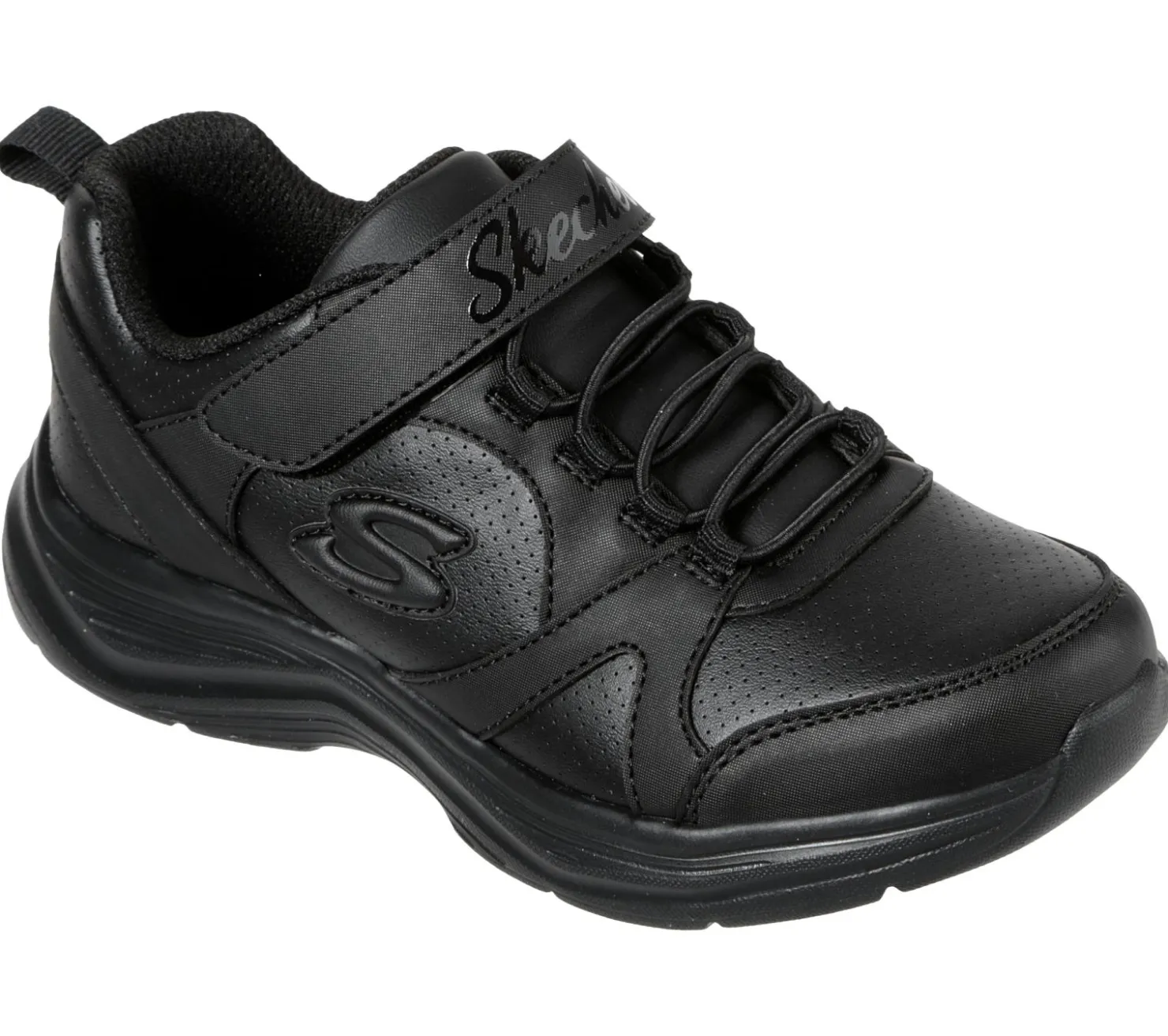 Athletic Shoes & Sneakers<SKECHERS Glimmer Kicks - School Struts BLACK