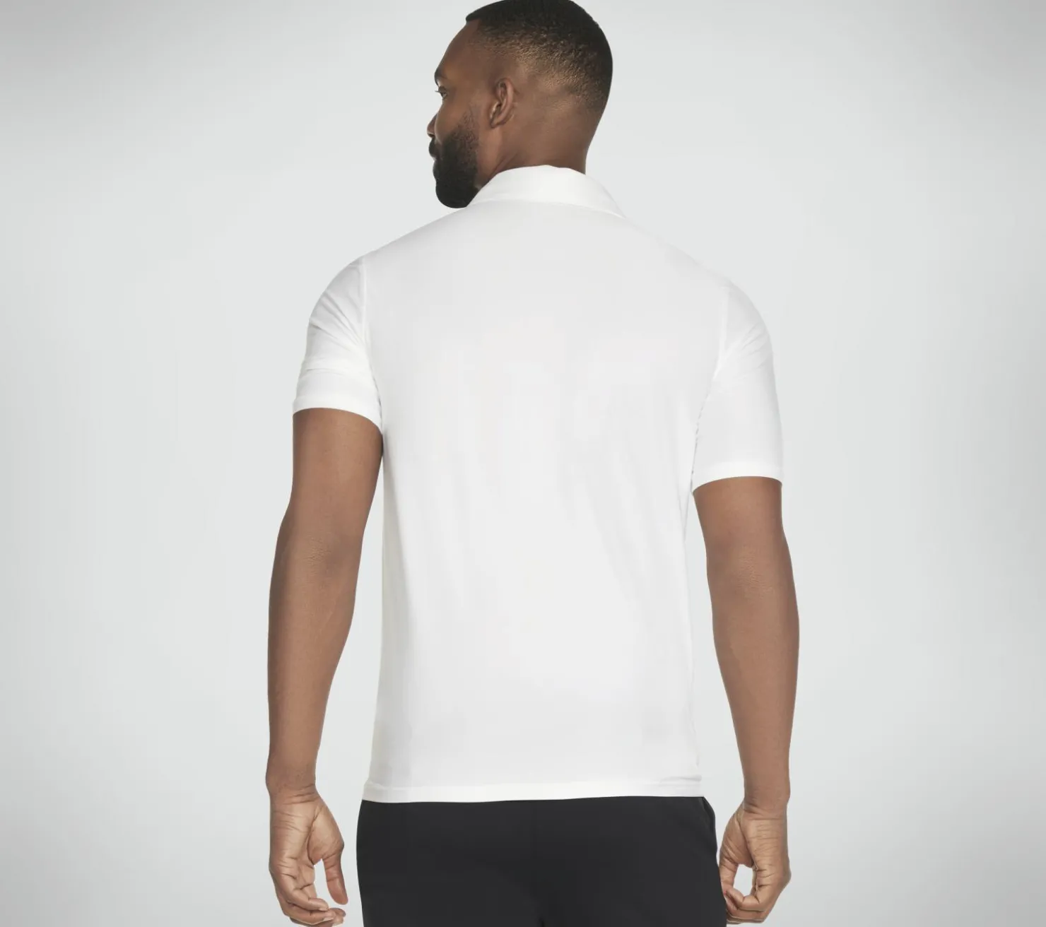 Tops|Tops<SKECHERS GO DRI All Day Solid Polo WHITE