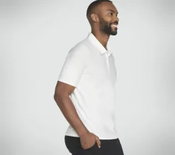 Tops|Tops<SKECHERS GO DRI All Day Solid Polo WHITE