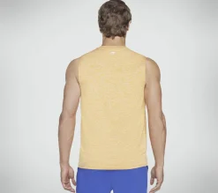 Tops|Tops<SKECHERS GO DRI Charge Tank ORANGE / YELLOW