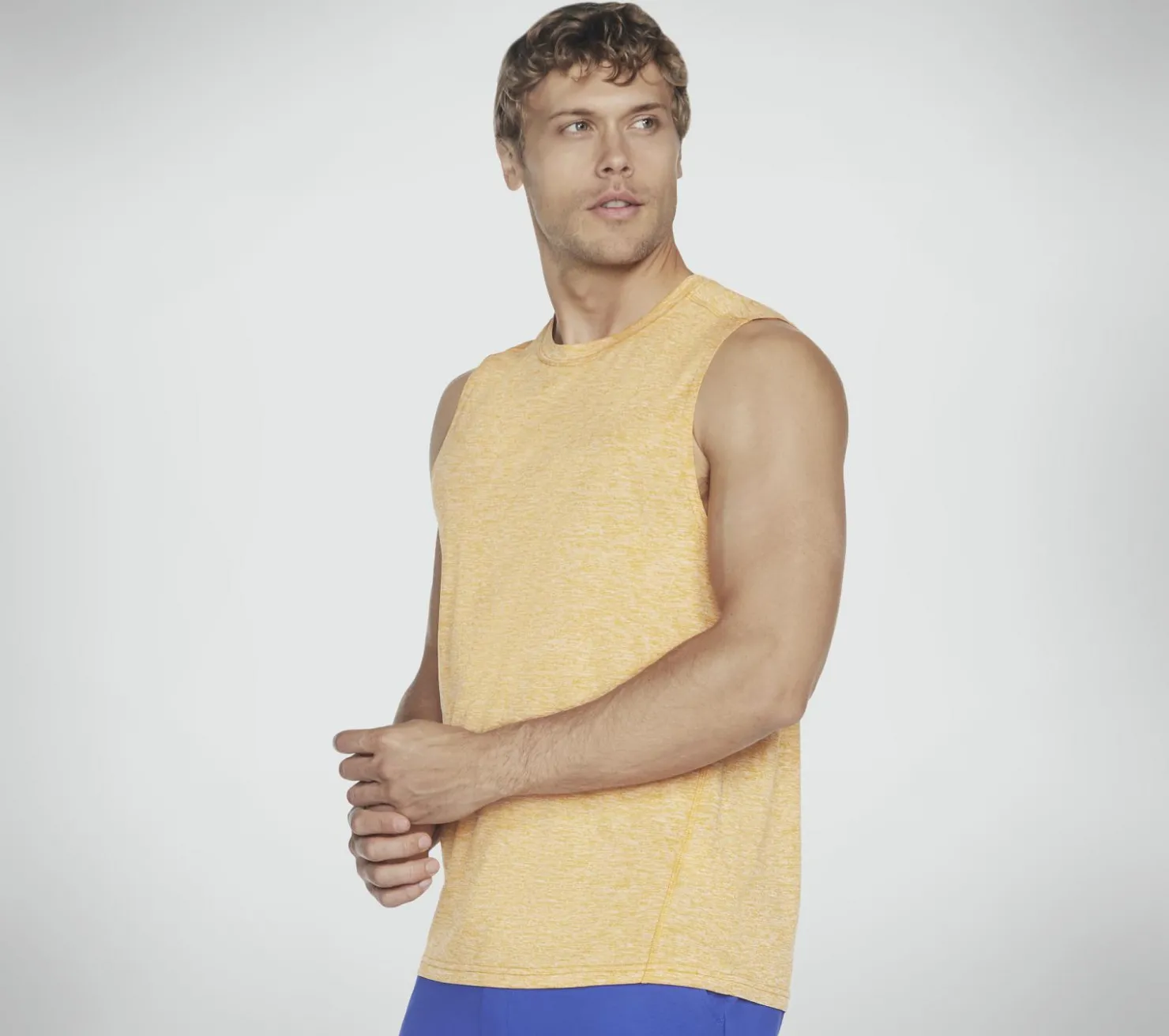Tops|Tops<SKECHERS GO DRI Charge Tank ORANGE / YELLOW