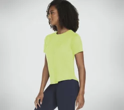 Tops|Tops<SKECHERS GO DRI SWIFT Tee NATURAL / LIME