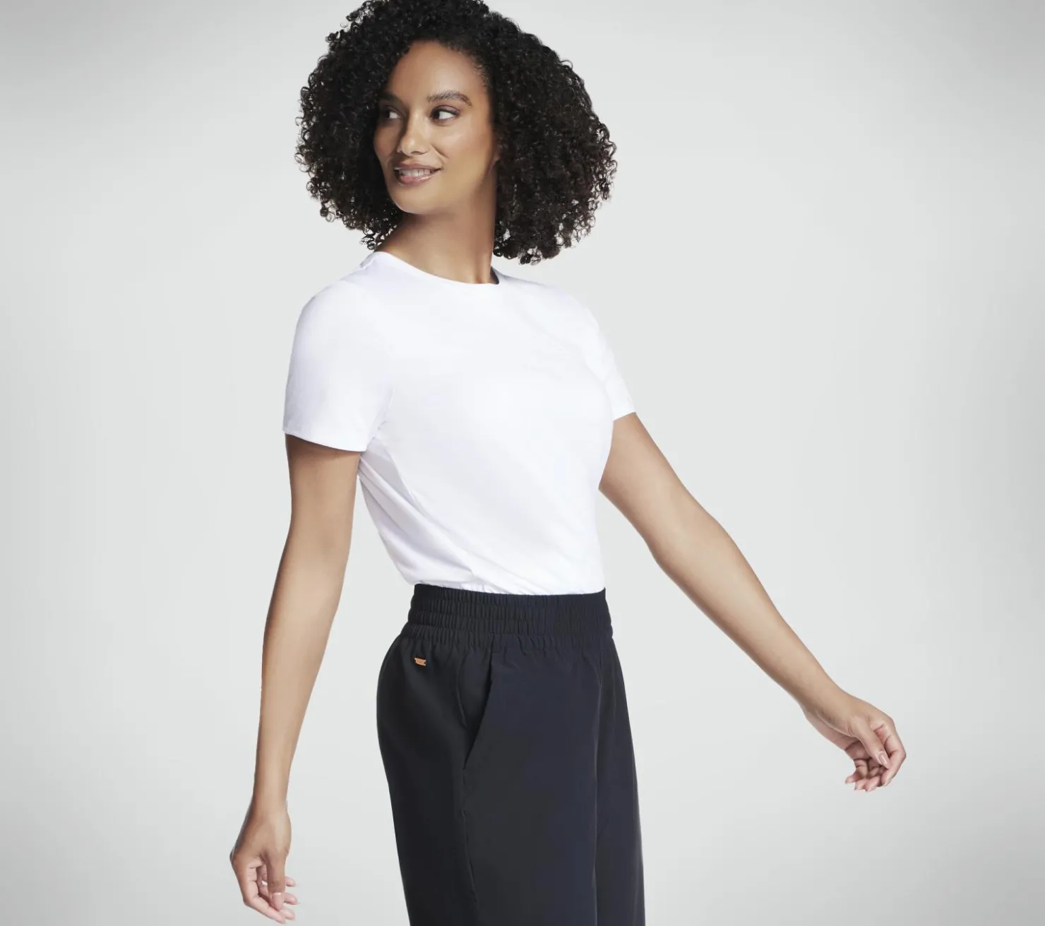 Tops|Tops<SKECHERS GO DRI Swift Tunic Tee WHITE