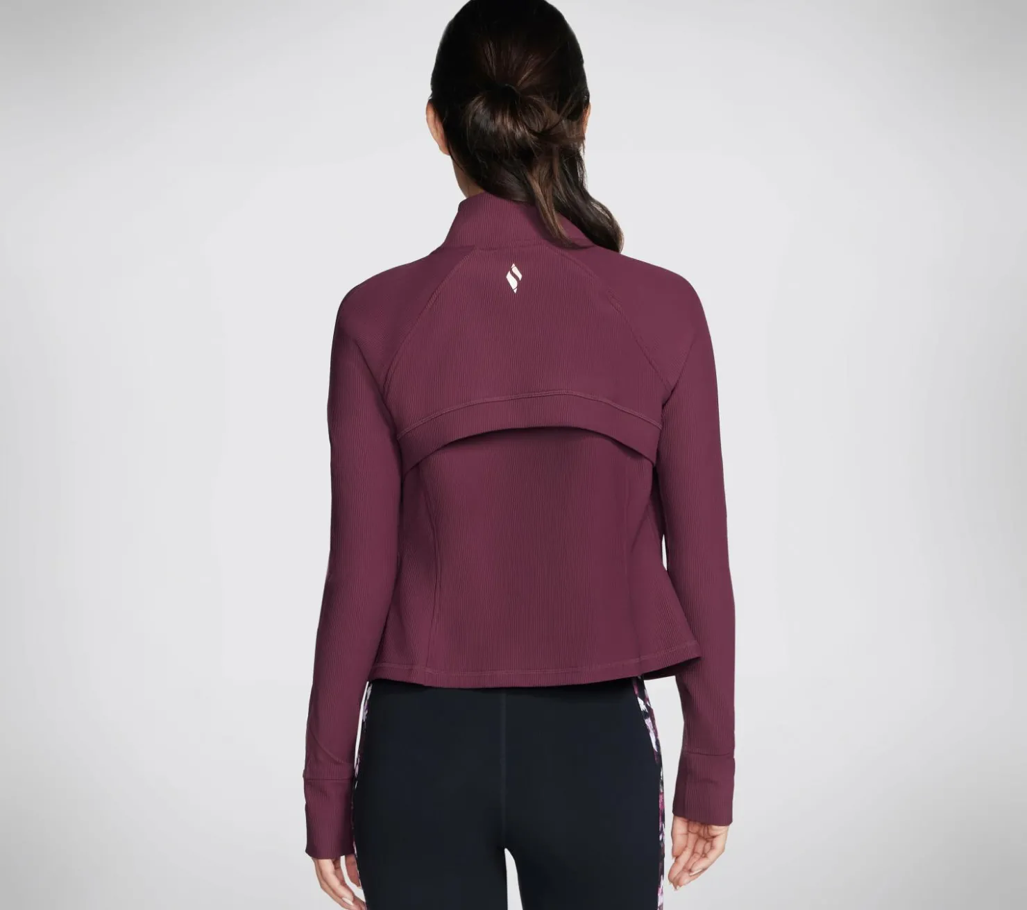 Tops|Tops<SKECHERS GO FLEX Rib Jacket BURGUNDY / PINK