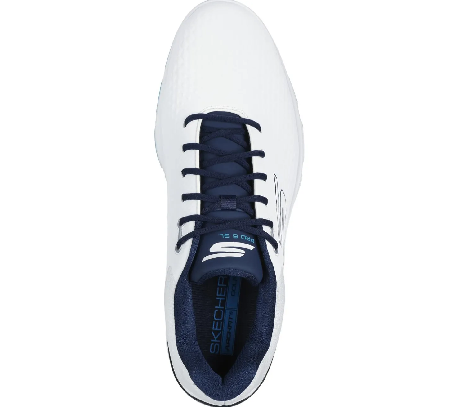 Lace Up<SKECHERS GO GOLF PRO 6 SL WHITE / NAVY