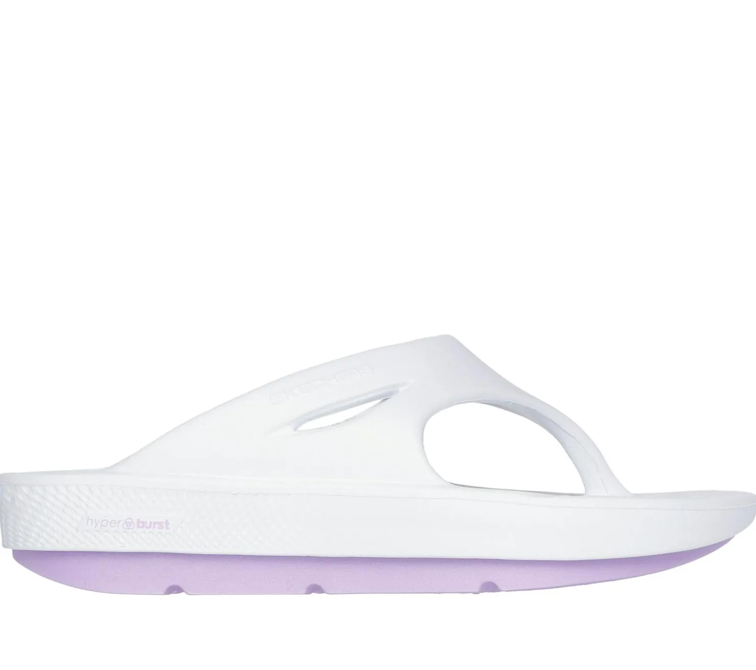 Sandals<SKECHERS GO RECOVER Refresh - Contend WHITE / LAVENDER