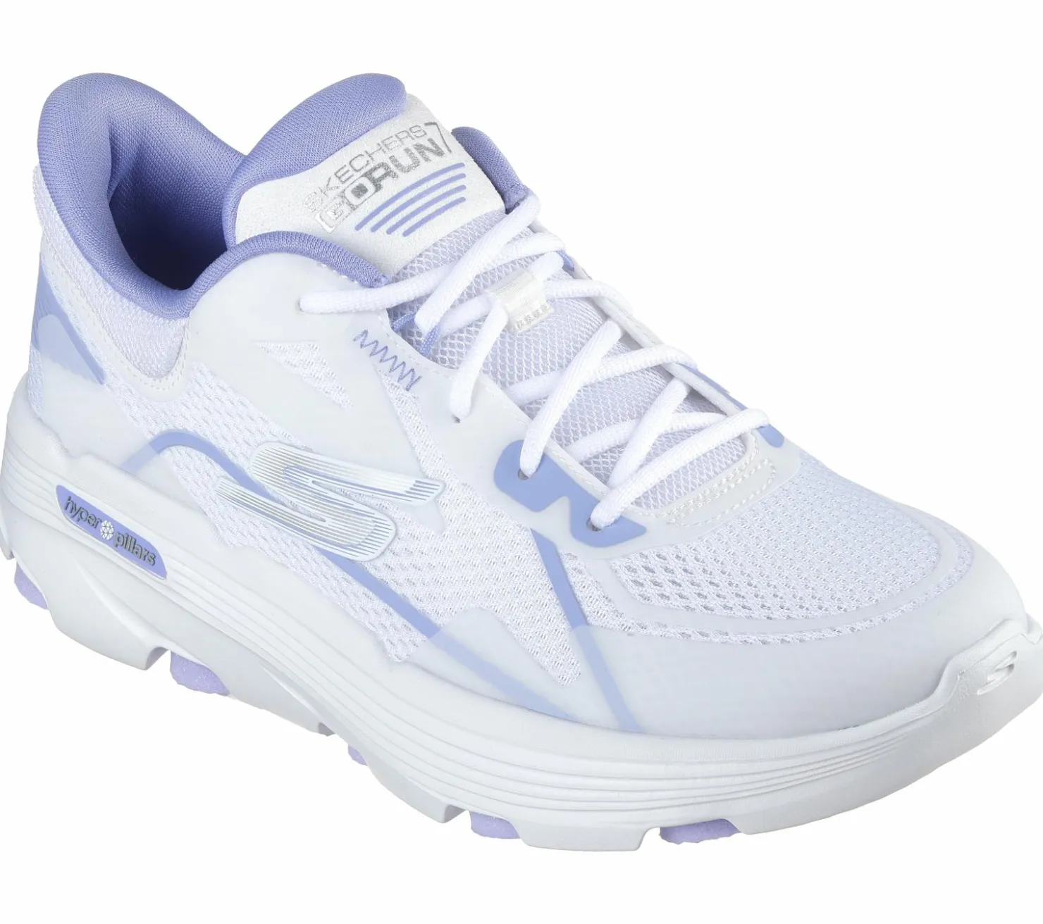 Lace Up|Athletic Sneakers<SKECHERS GO RUN 7.0 - Interval WHITE / LAVENDER