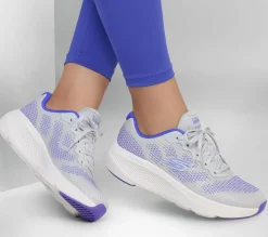 Lace Up|Athletic Sneakers<SKECHERS GO RUN Elevate - Nimbus GRAY / LAVENDER