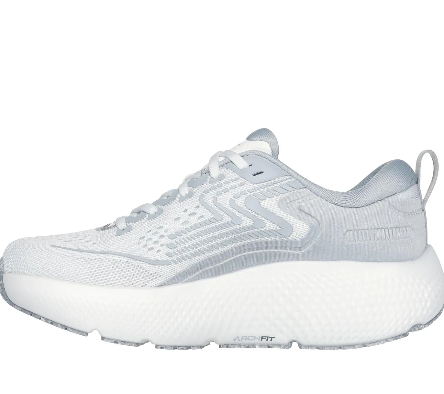 Lace Up|Athletic Sneakers<SKECHERS GO RUN MaxRoad 6 WHITE / GRAY